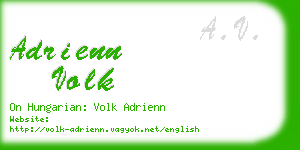 adrienn volk business card